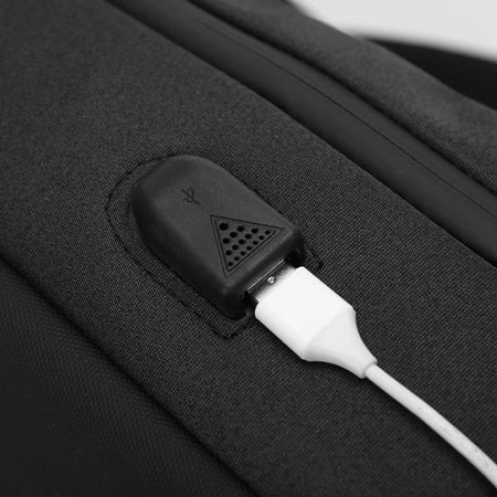 Nouveau modèle de  sac à dos étanche multifonction-USB , coque dure